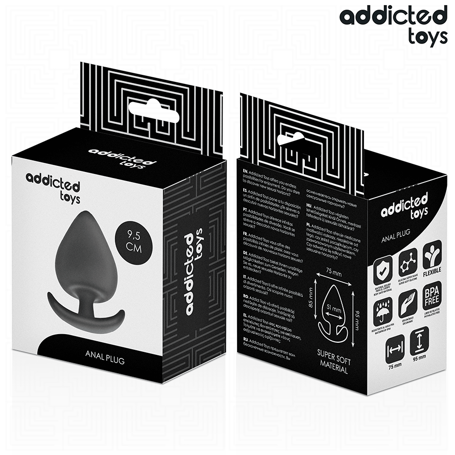 ADDICTED TOYS - PLUG ANAL SILICONA TALLA XL 9.5 CM - Imagen 8