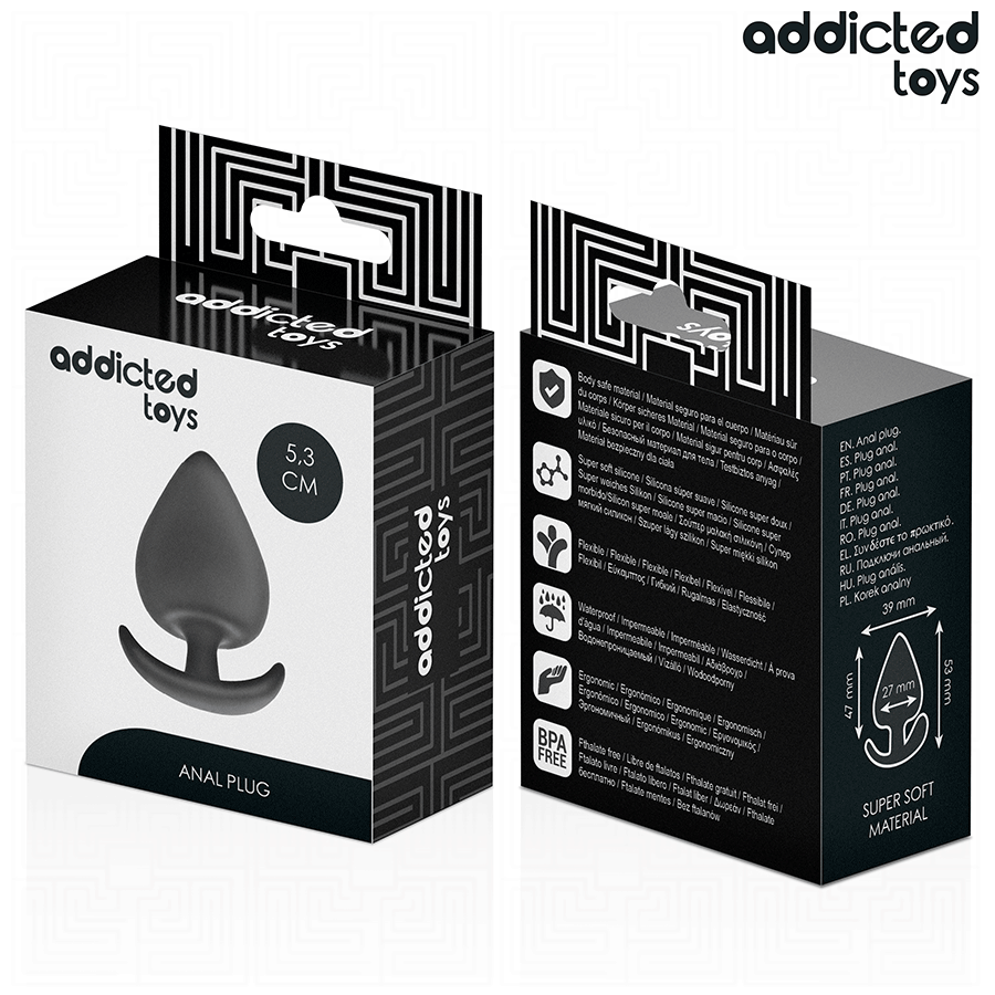 ADDICTED TOYS - PLUG ANAL SILICONA TALLA S 5,3 CM - Imagen 8