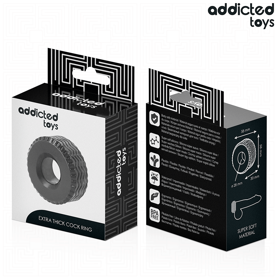 ADDICTED TOYS - ANILLO PARA EL PENE EXTRA GRUESO - Imagen 8