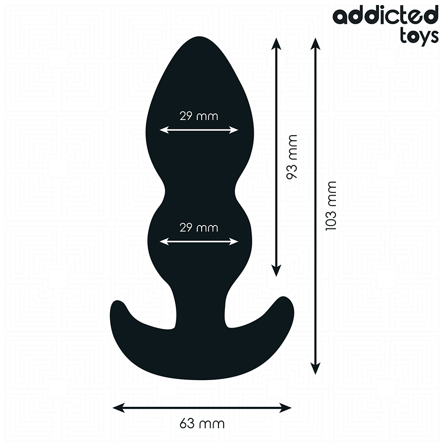 ADDICTED TOYS - PLUG ANAL SILICONA TALLA S 10,3 CM - Imagen 5