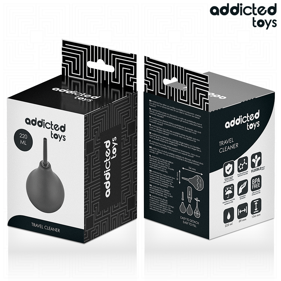 ADDICTED TOYS - LIMPIADOR ANAL DE VIAJE TALLA L 220 ML - Imagen 8