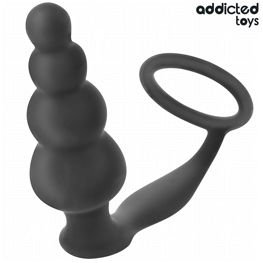 ADDICTED TOYS - PLUG ANAL CON ANILLO SILICONA MODELO 5 - Imagen 3