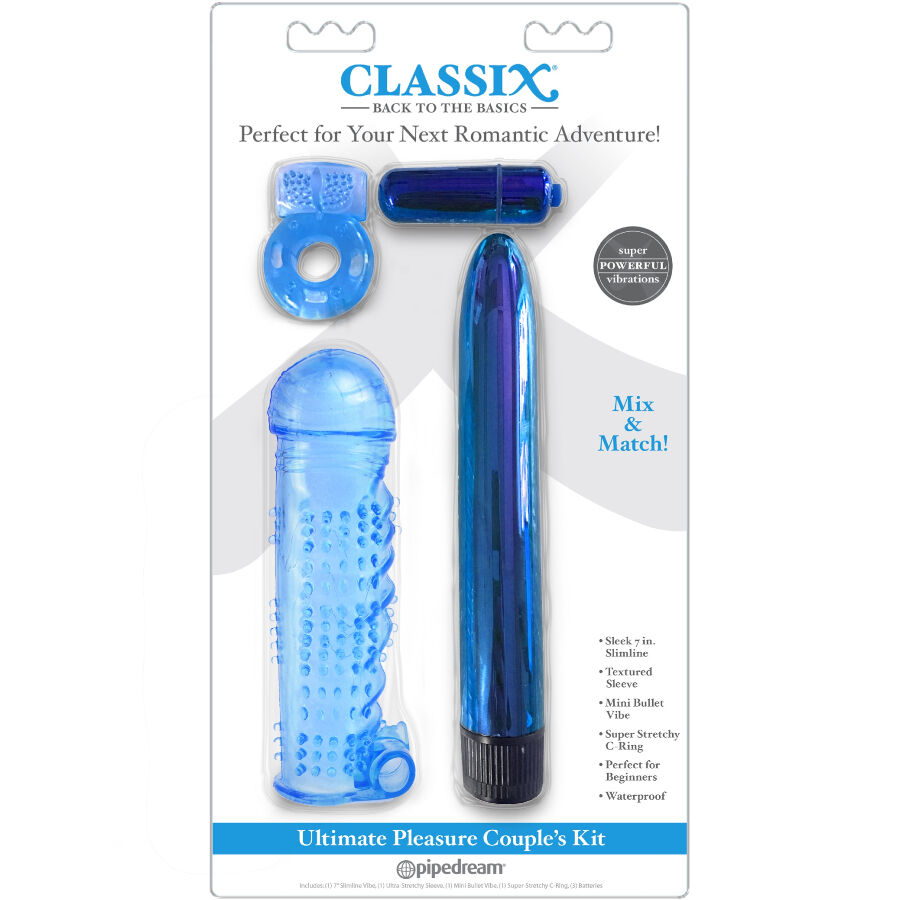 CLASSIX - KIT DE PLACER PARA PAREJAS AZUL - Imagen 3