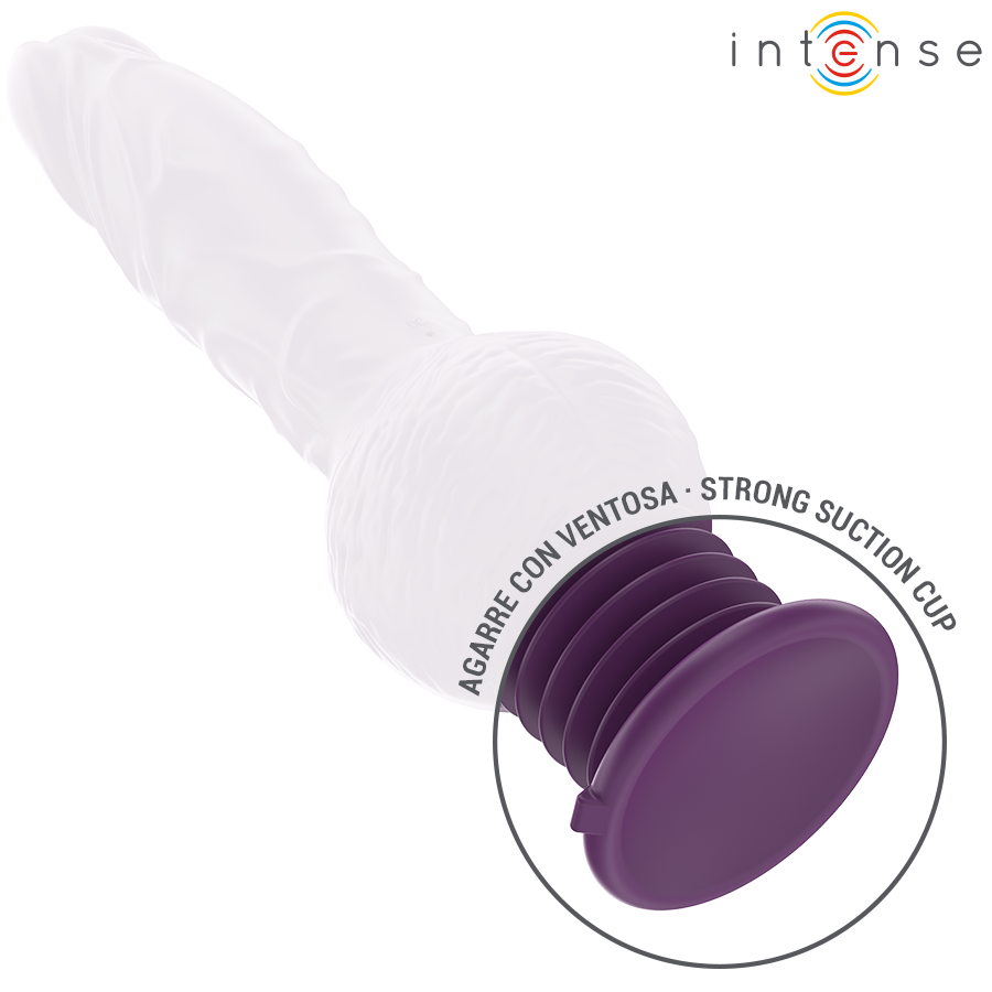 INTENSE - TATUM VIBRADOR MULTIFUNCIÓN CON VIBRACIÓN UP AND DOWN 24 CM MORADO - Imagen 6