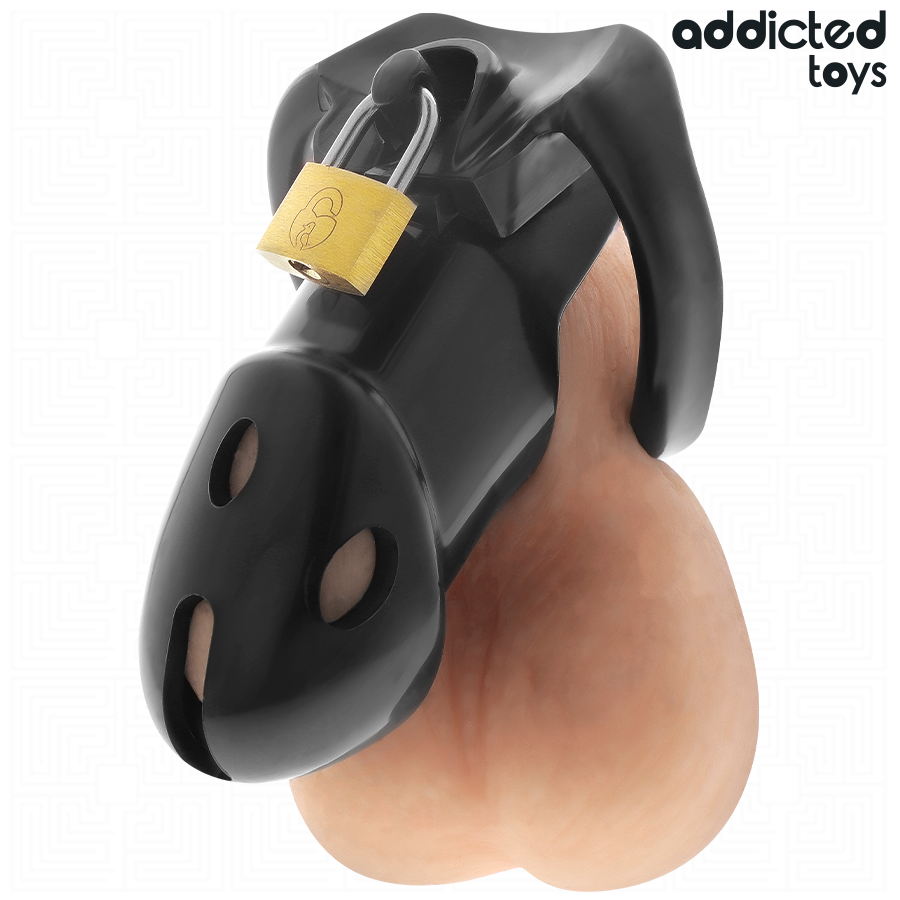ADDICTED TOYS LOCKED - UNBROKEN DEN JAULA PARA PENE 9,8 CM - Imagen 4