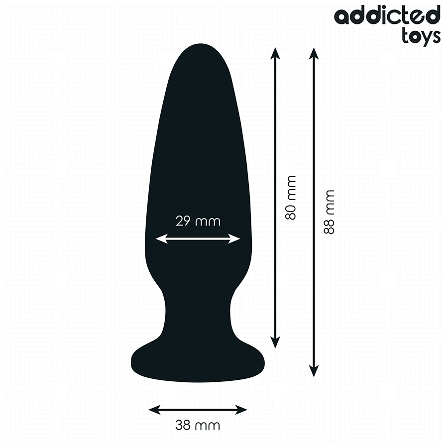 ADDICTED TOYS - PLUG ANAL CON JOYA SILICONA TALLA S 8,8 CM - Imagen 5
