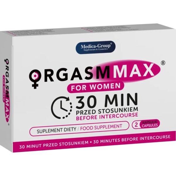 MEDICA GROUP - ORGASM MAX CÁPSULAS PARA MUJER 2 UDS