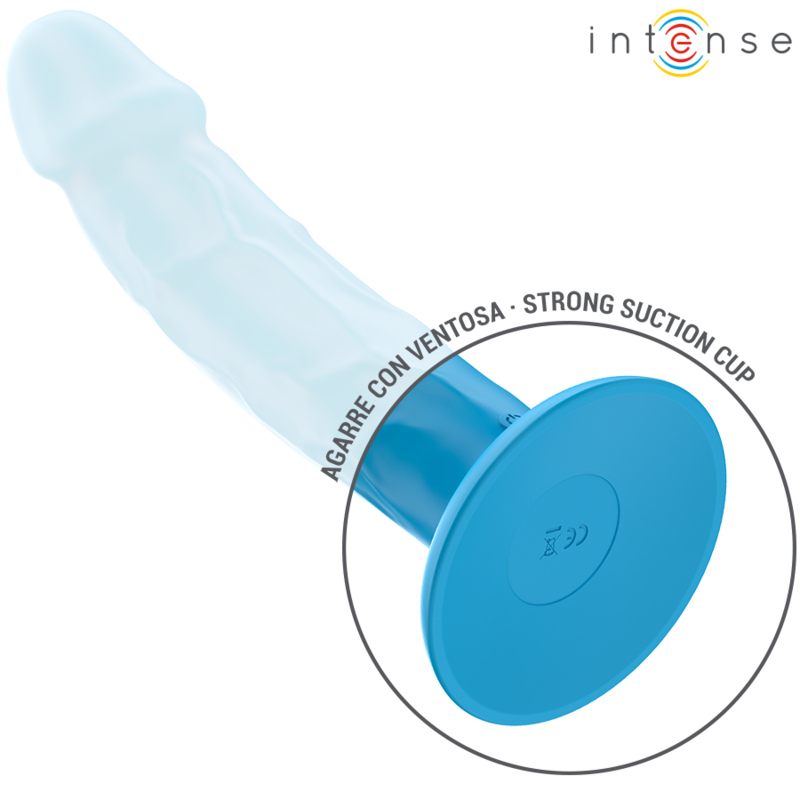 INTENSE - PHOEBE VIBRADOR REALÍSTICO 10 VIBRACIONES AZUL CONTROL REMOTO - Imagen 7