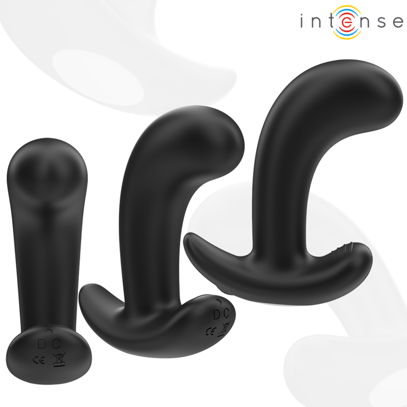 INTENSE - CHANDLER PLUG ANAL 10 VIBRACIONES NEGRO CONTROL REMOTO - Imagen 5
