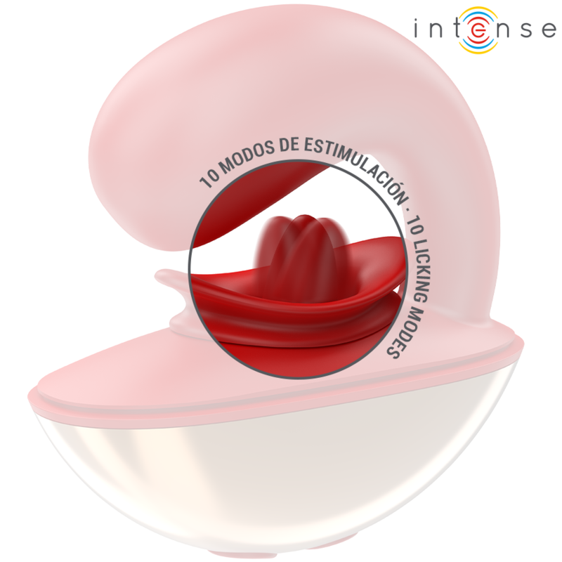 INTENSE - MARIAH VIBRADOR & ESTIMULADOR EN FORMA DE U 10 VIBRACIONES ROJO - Imagen 7