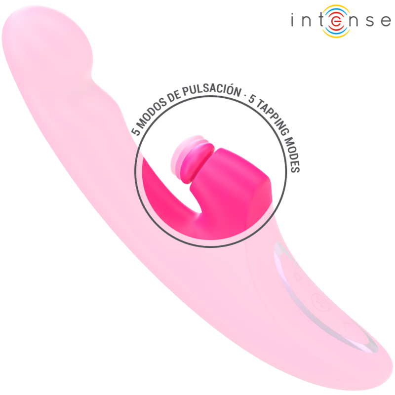 INTENSE - EMI VIBRADOR 13,5 CM MULTIFUNCIÓN 3 EN 1 10 VIBRACIONES ROSA - Imagen 7