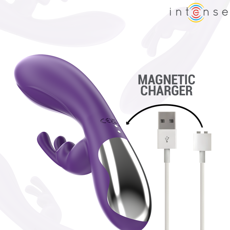 INTENSE - RANDALL VIBRADOR RABBIT 10 VIBRACIONES MORADO - Imagen 8