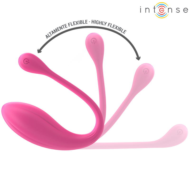 INTENSE - JANICE VIBRADOR U DOBLE ESTIMULACIÓN 10 VIBRACIONES ROSA CONTROL REMOTO - Imagen 6