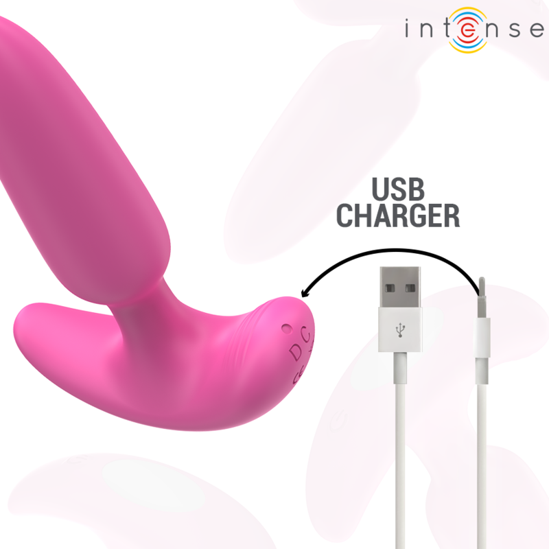 INTENSE - ROSS PLUG ANAL 10 VIBRACIONES ROSA CONTROL REMOTO - Imagen 7