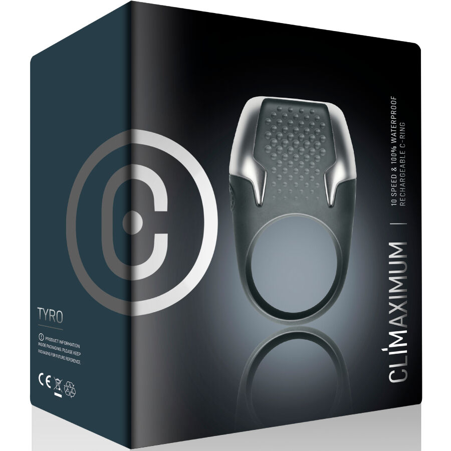 CLIMAXIMUM - TYRO ANILLO VIBRADOR PARA PENE LUCES LED - Imagen 4