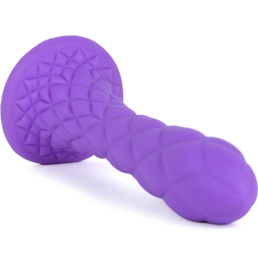 SILEXD - DREAMY DILDO FANTASY SILICONA LIQUIDA TERMOREACTIVO VIOLETA 18.5 CM - Imagen 4