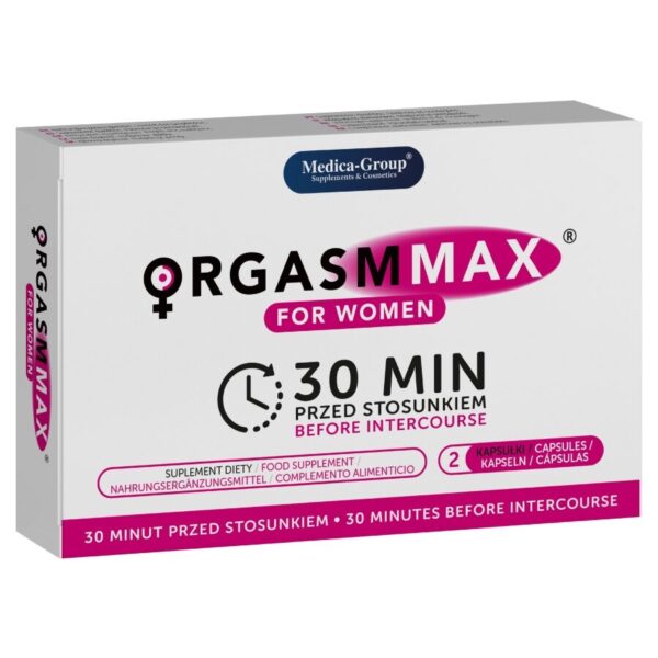 MEDICA GROUP - ORGASM MAX CÁPSULAS PARA MUJER 2 UDS