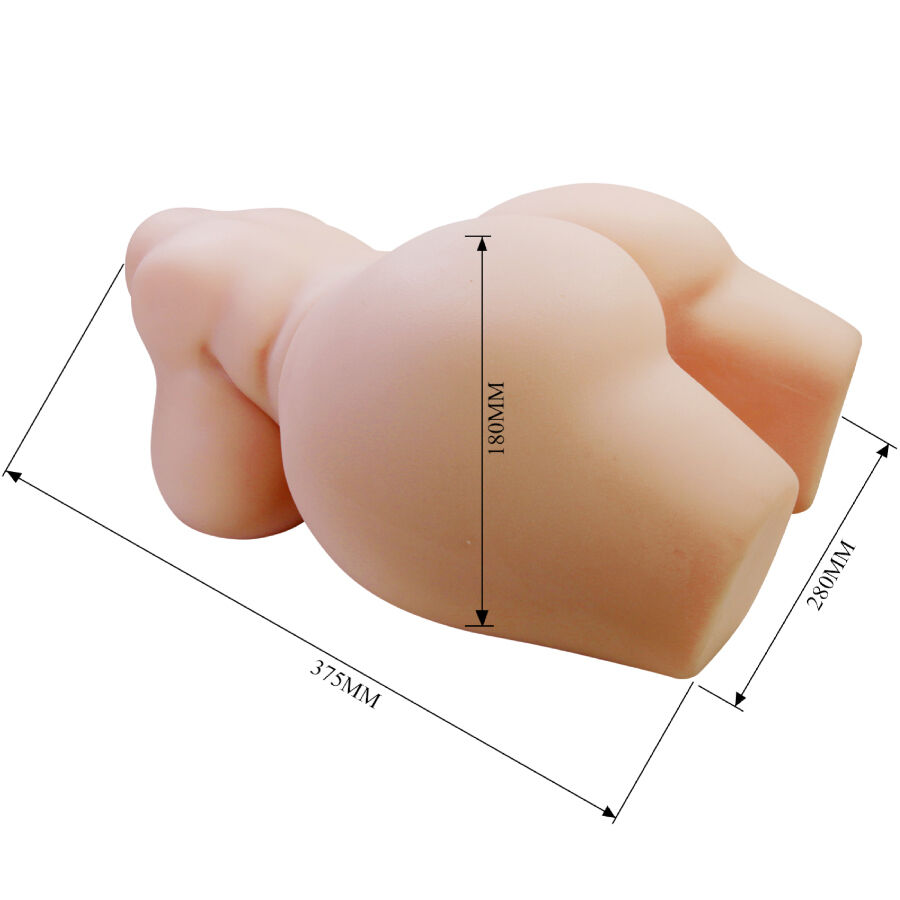 CRAZY BULL - GRACE TORSO FEMENINO REALISTA VAGINA Y ANAL 7.5 KG - Imagen 8