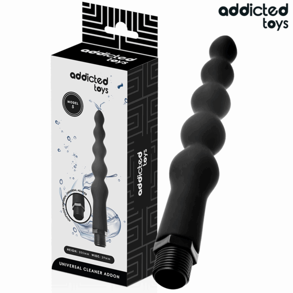 ADDICTED TOYS - LIMPIADOR ANAL CON ADAPTADOR UNIVERSAL MODELO 5