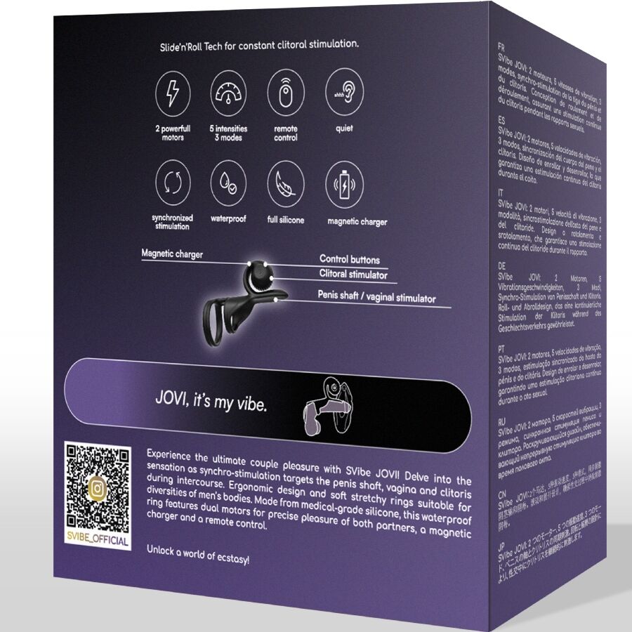 SNAIL VIBE - JOVI ANILLO DE PAREJA CONTROL REMOTO NEGRO - Imagen 10