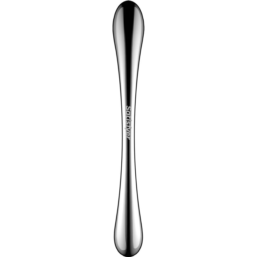 SATISFYER - COSMIC CREST 1 DILDO ACERO INOXIDABLE DOBLE USO - Imagen 5