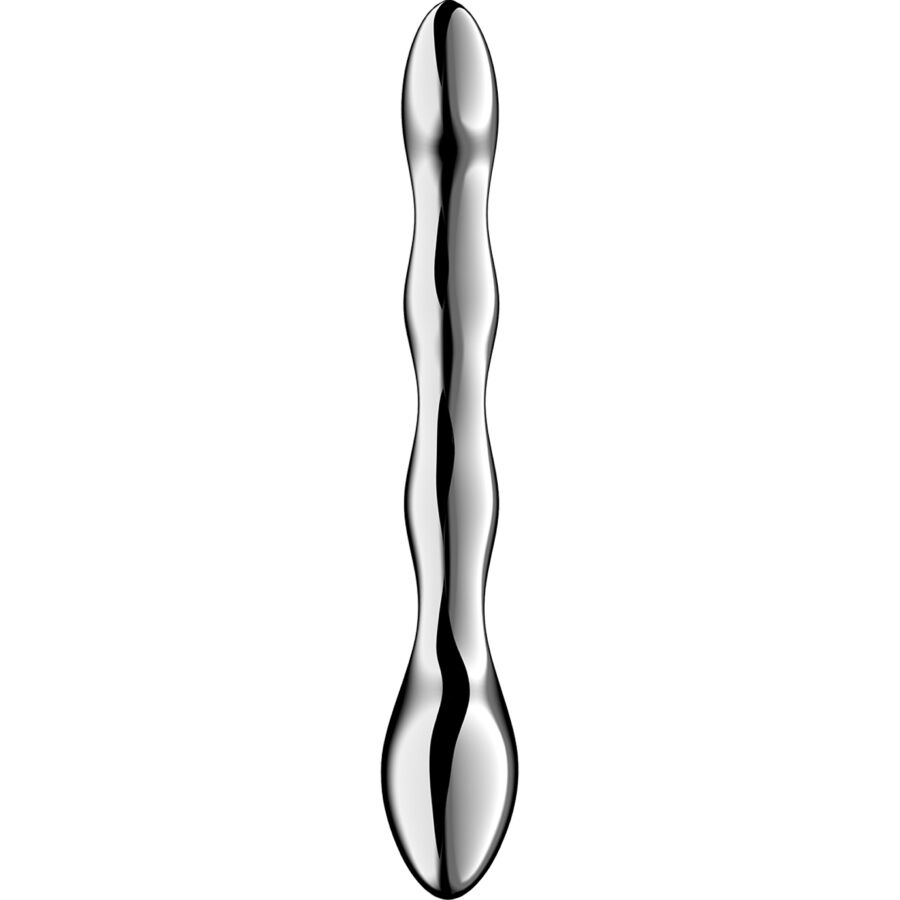 SATISFYER - COSMIC CREST 2 DILDO ACERO INOXIDABLE DOBLE USO - Imagen 3
