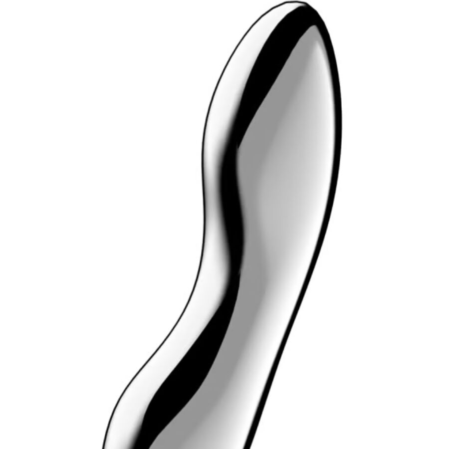SATISFYER - COSMIC CREST 2 DILDO ACERO INOXIDABLE DOBLE USO - Imagen 4