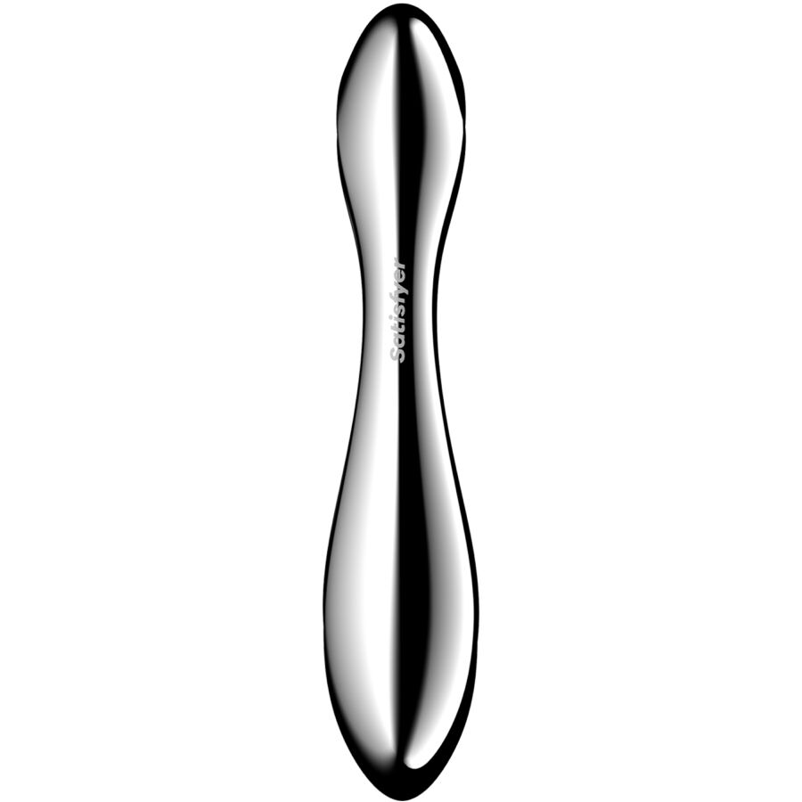 SATISFYER - PURE GRAVITY 2 DILDO ACERO INOXIDABLE DOBLE USO - Imagen 5