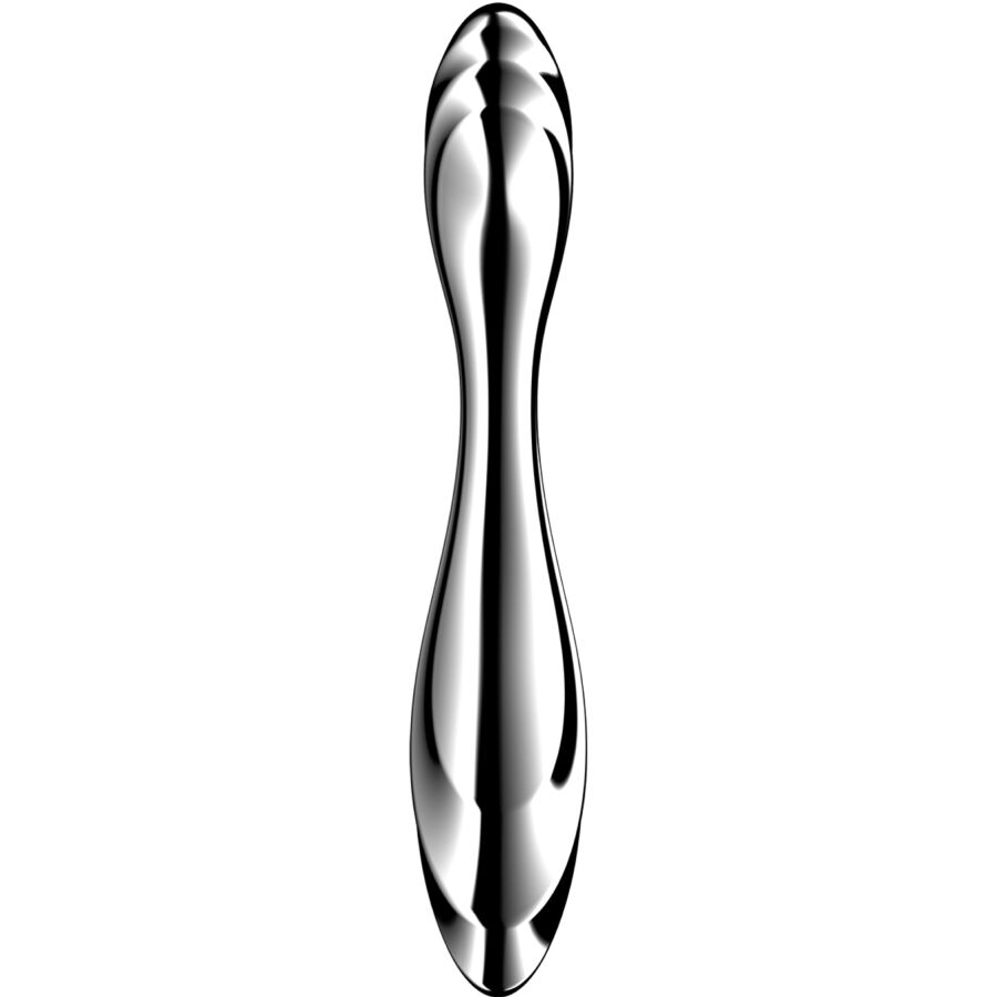 SATISFYER - PURE GRAVITY 2 DILDO ACERO INOXIDABLE DOBLE USO - Imagen 3