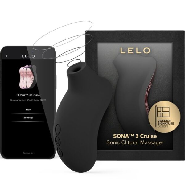 LELO - SONA 3 CRUISE MASAJEADOR SÓNICO DE CLÍTORIS ROSA - NEGRO