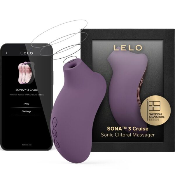 LELO - SONA 3 CRUISE MASAJEADOR SÓNICO DE CLÍTORIS ROSA - VIOLETA