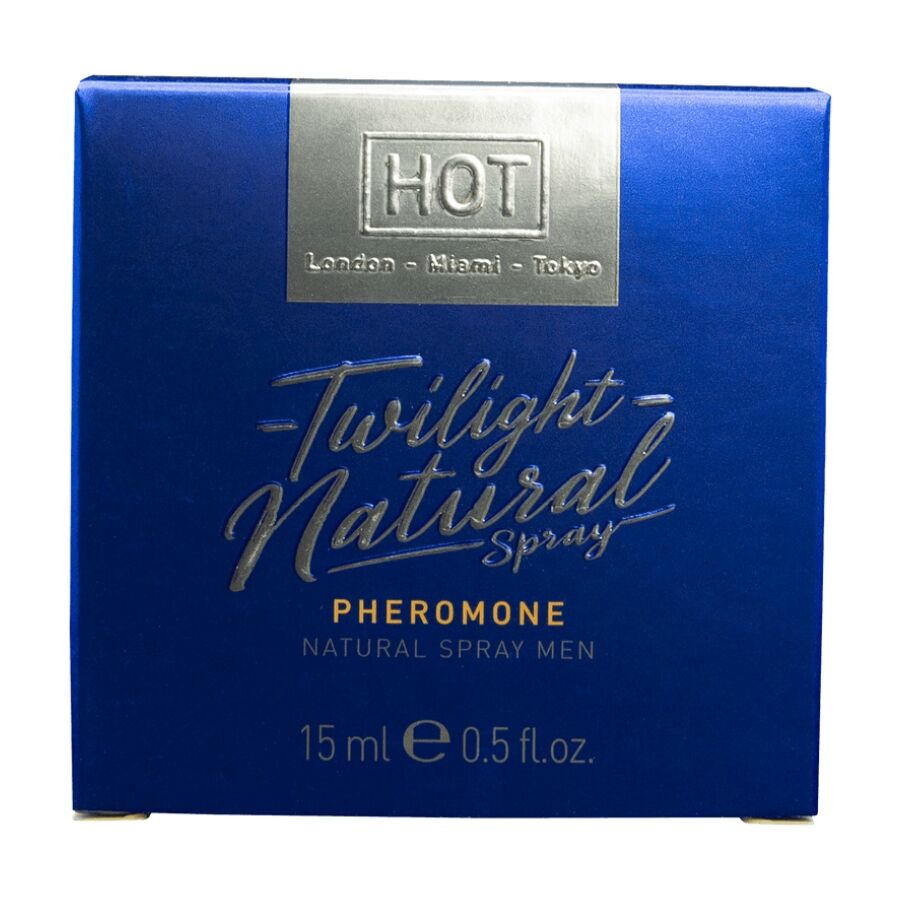 HOT - TWILIGHT NATURAL CON FEROMONAS HOMBRE 15 ML - Imagen 4