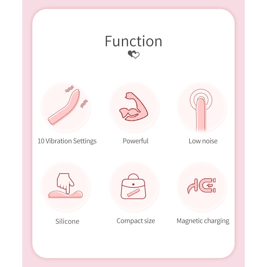 PRETTY LOVE - KISELL VIBRADOR PUNTO G ROSA - Imagen 10