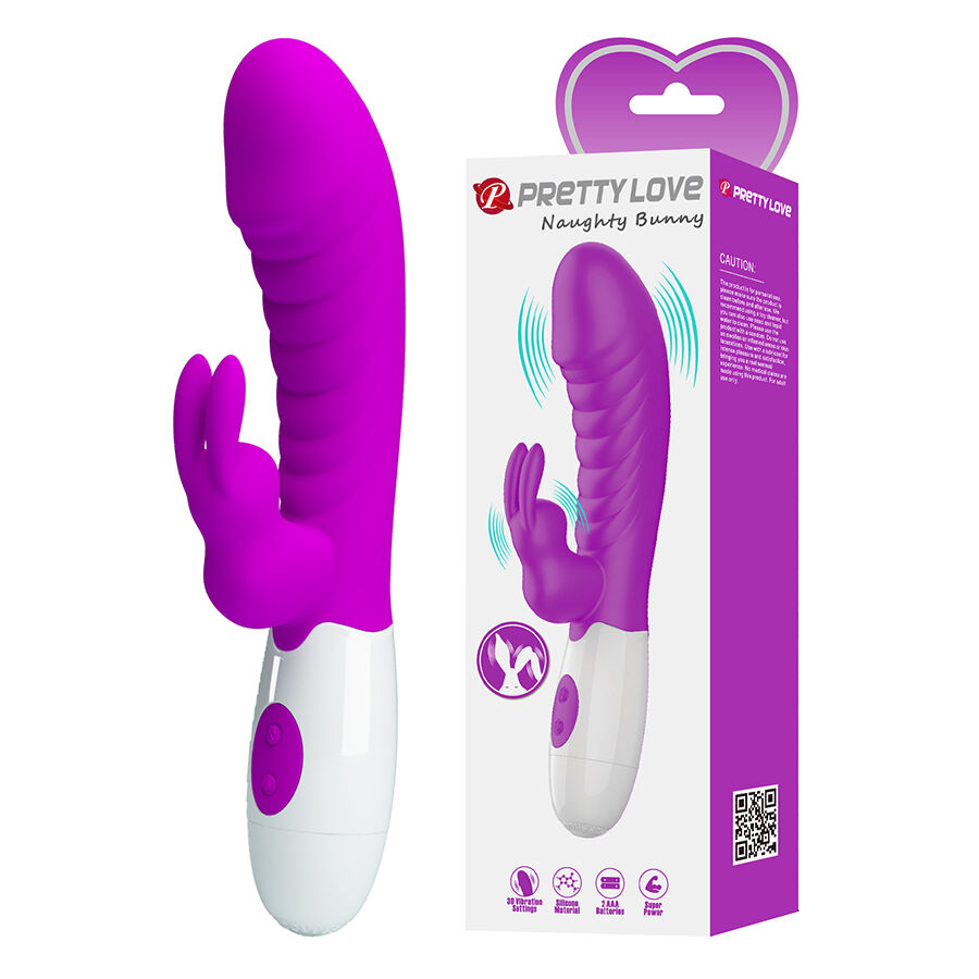 PRETTY LOVE - NAUGHTY BUNNY VIBRADOR MORADO