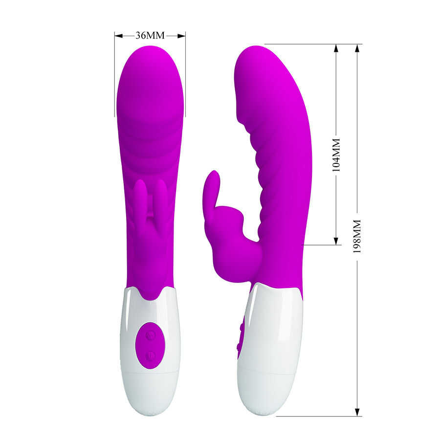 PRETTY LOVE - NAUGHTY BUNNY VIBRADOR MORADO - Imagen 11