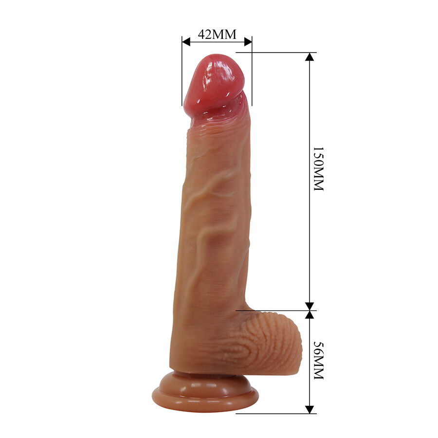 PRETTY LOVE - LISLE DILDO REALÍSTICO CON VENTOSA 20.6 CM -Ø- 4.2 CM - Imagen 8