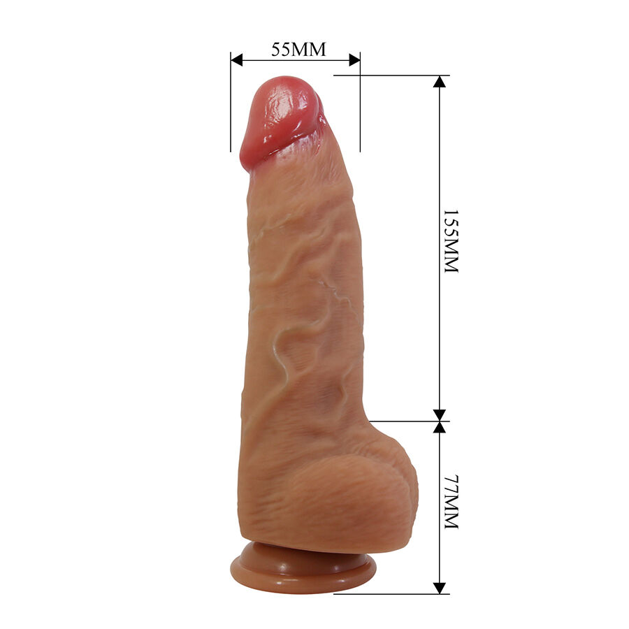 PRETTY LOVE - NAJM DILDO REALÍSTICO CON VENTOSA 23.2 CM -Ø- 5.5 CM - Imagen 8