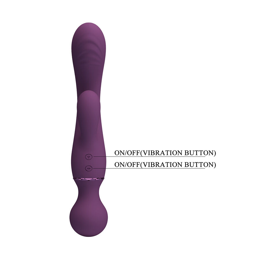 PRETTY LOVE - ALL ROUNDER VIBRADOR PUNTO G MORADO - Imagen 8