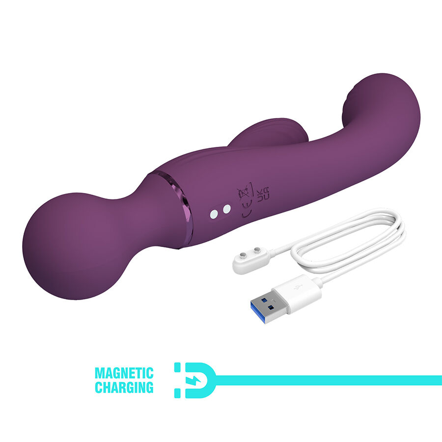 PRETTY LOVE - ALL ROUNDER VIBRADOR PUNTO G MORADO - Imagen 9