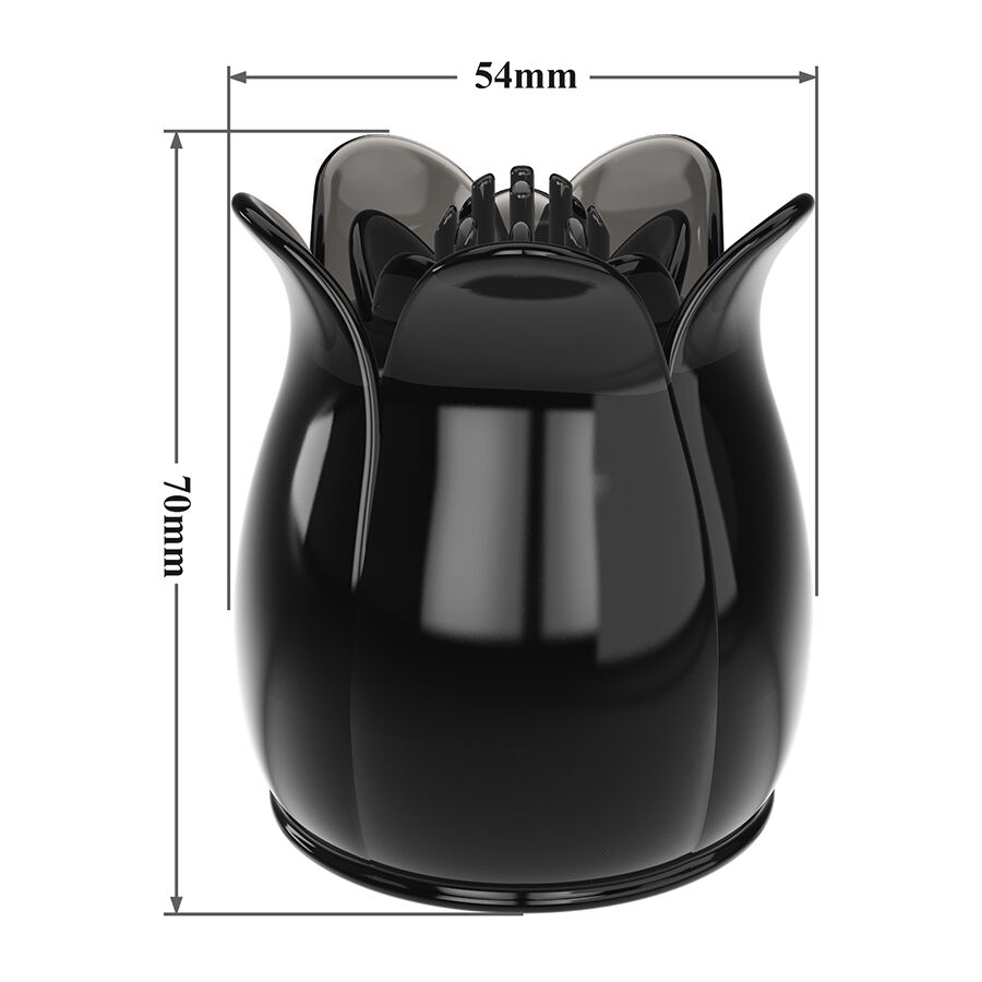 PRETTY LOVE - SECRET GARDEN CABEZAL MASAJEADOR NEGRO - Imagen 9