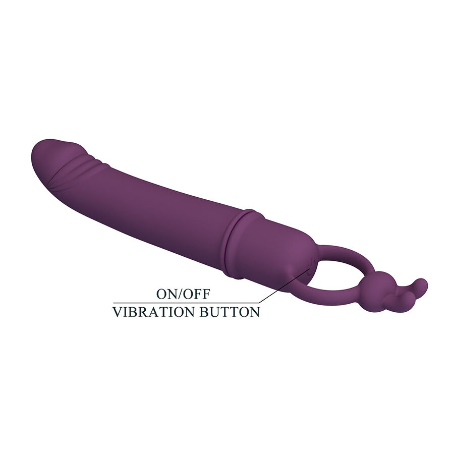 PRETTY LOVE - CORA VIBRADOR FORMA PENE CON ANILLO DE SUJECIÓN - Imagen 8