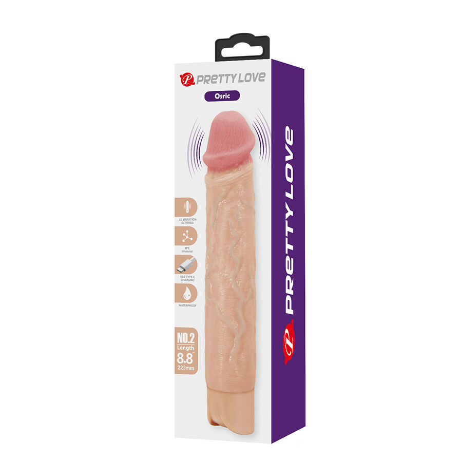 PRETTY LOVE - OSRIC VIBRADOR REALÍSTICO FLEXIBLE - Imagen 11
