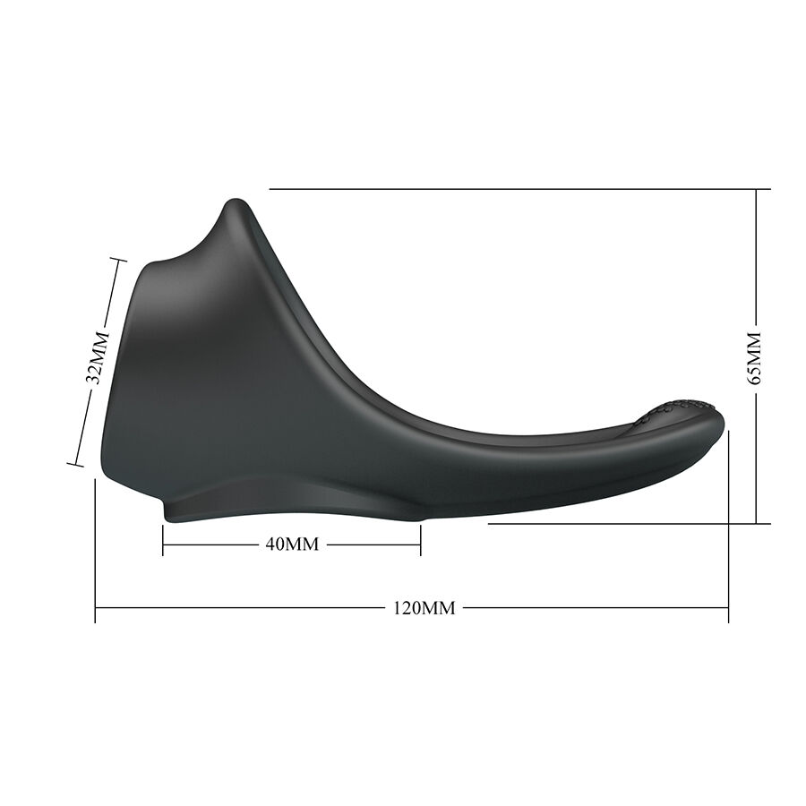 CRAZY BULL - ZADOK ANILLO ERGONÓMICO CON ESTIMULADOR DE PERINÉ - Imagen 8
