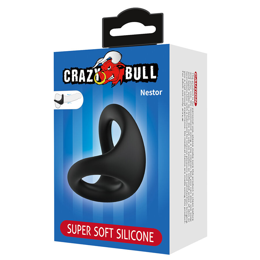 CRAZY BULL - NESTOR ANILLO ERGONÓMICO PARA PENE Y TESTÍCULOS - Imagen 8