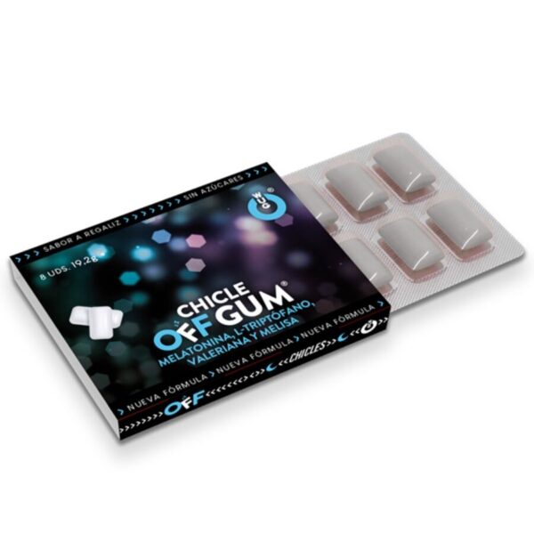 WUG Off Gum ? 1 X 8 UDS | El chicle funcional que te ayuda a relajarte y dormir mejor