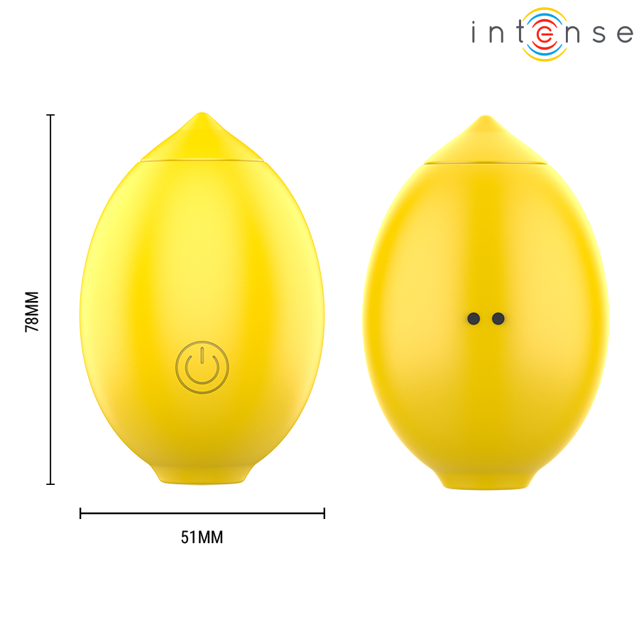 INTENSE - MONI ESTIMULADOR SUCCIONADOR DE CLÍTORIS LIMÓN - Imagen 6